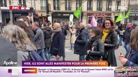 Ils sont allés manifester pour la première fois 