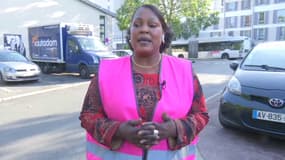 Fatimata Sy (Gilets roses) lance un "appel au calme" à Corbeil-Essonnes: "Ce n'est pas par la violence qu'on va obtenir des choses"
