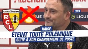 Lens : Haise justifie son changement de poste et éteint toute polémique