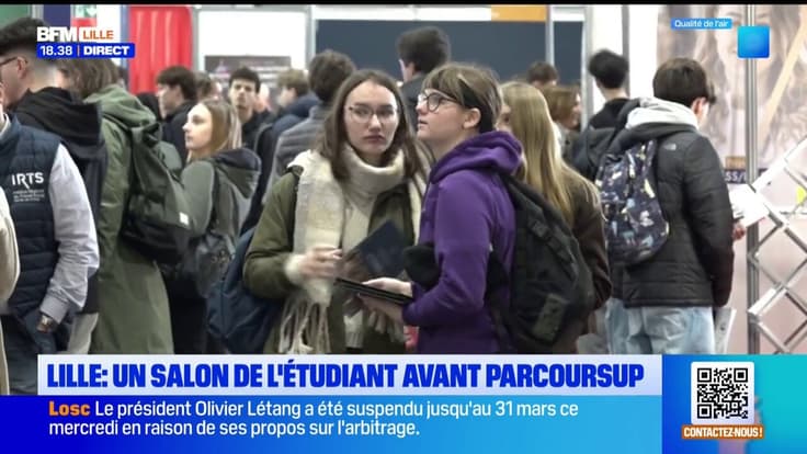 Le salon de l'étudiant à Lille.