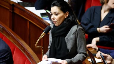 La députée insoumise Sophia Chikirou à l'Assemblée nationale le 17 février 2023