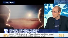 Elon Musk dévoile son plan pour coloniser la planète Mars