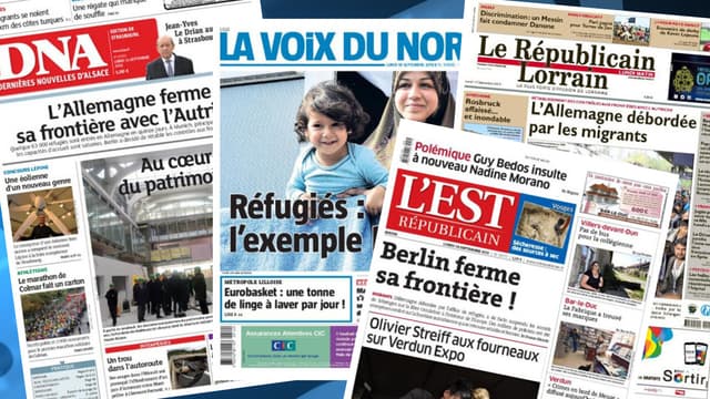 La volte-face de l'Allemagne sur les réfugiés fait la une de la presse.