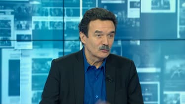 Edwy Plenel sur le plateau de BFMTV