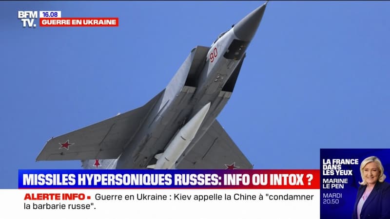 Guerre en Ukraine: la Russie armée de missiles hypersoniques?