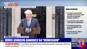 Boris Johnson: "Merci au peuple britannique de m'avoir conféré ce privilège immense"