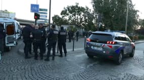 Le démantèlement du camp en octobre 2022.
