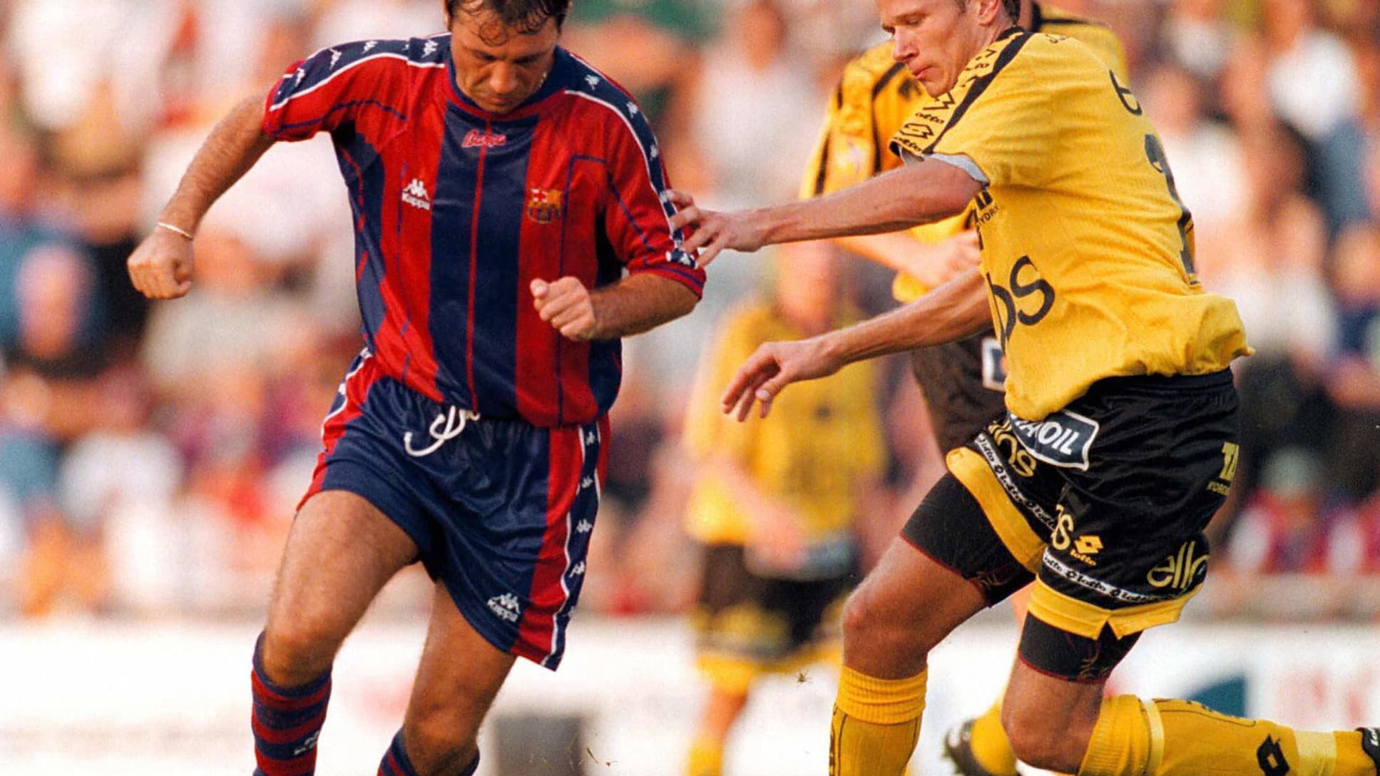 Hristo Stoichkov en 1997 avec le Barça Hristo Stoichkov en 1997 avec le Barça