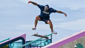 Aurélien Giraud en skateboard
