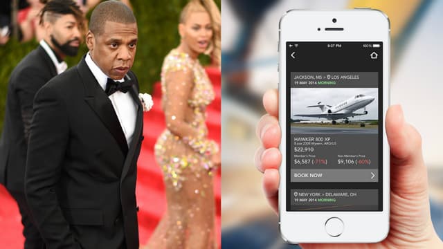 La star américaine Jay Z a participé avec la famille saoudienne ou tour de table de 20 millions de dollars de cette application de location de jets privés