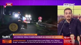 Le convoi venu d'Agen bloqué au-dessus de Limoges