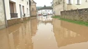 La commune de Bellot est inondée à cause des fortes précipitations de mardi.
