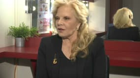 Sylvie Vartan dans sa loge au Grand Rex à Paris, le 15 mars 2018