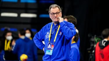 Olivier Krumbholz, sélectionneur de l'équipe de France féminine de handball