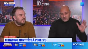 Kop Racing du lundi 20 janvier - Le Racing tient tête à l'OM (1-1)