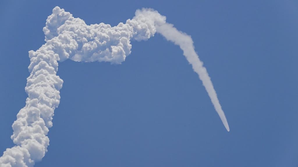 Le lancement de la sonde solaire indienne, sur le pas de tir de l'ISRO sur l'île de Sriharikota, le 2 septembre 2023 Le lancement de la sonde solaire indienne, sur le pas de tir de l'ISRO sur l'île de Sriharikota, le 2 septembre 2023