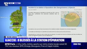 Ajaccio: 8 blessés à une station d'épuration, la population confinée