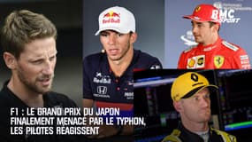 F1 : le Grand Prix du Japon finalement menacé par le typhon, les pilotes réagissent