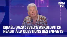  Israël/ Gaza: Evelyn Askolovitch, rescapée de la Shoah, réagit à la question des enfants otages 