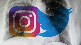 Les logo de Twitter et Instagram