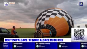 Routes d'Alsace: le Nord Alsace vu du ciel et le restaurant "Au Cerf" à Hunspach