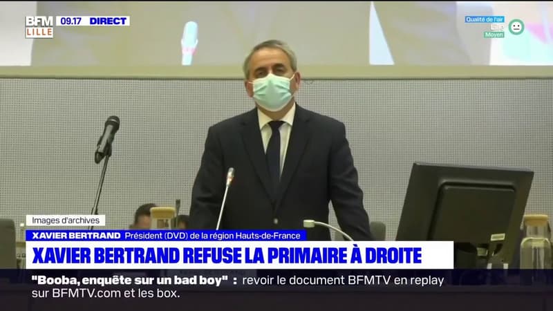 Xavier Bertrand refuse la primaire à droite