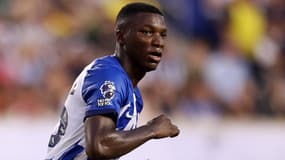 Moises Caicedo avec Brighton en juillet 2023