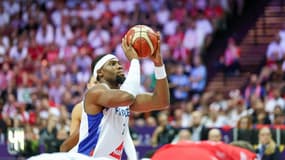 Guerschon Yabusele, capitaine de l'équipe de France de basket, à l'EuroBasket, 2 septembre 2025