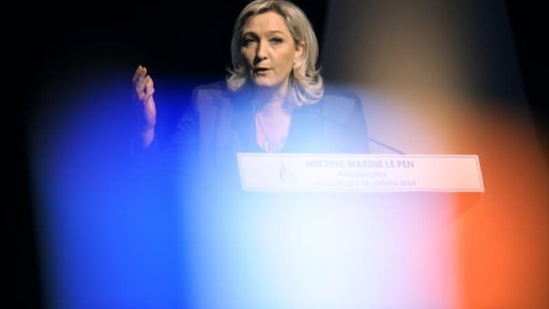 La présidente du FN Marine Le Pen