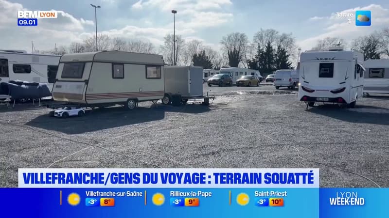 Villefranche-sur-Saône: un terrain toujours occupé par des gens du voyage  