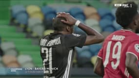 Karl Toko Ekambi lors du match OL-Bayern, à Lisbonne le 20 août 2020