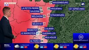 Météo Alsace: du soleil dans le Bas-Rhin et des orages dans le Haut-Rhin, jusqu'à 26°C à Strasbourg et Colmar