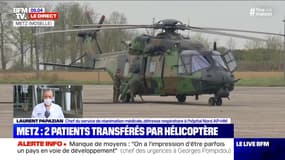 Metz: 2 patients transférés par hélicoptère - 31/03