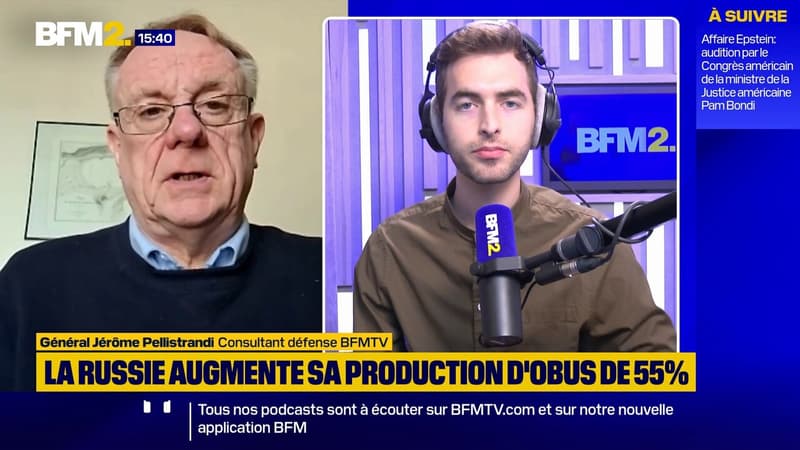 "Préparer des stocks pour demain": pourquoi le Kremlin a augmenté sa production d'obus de 55% en un an