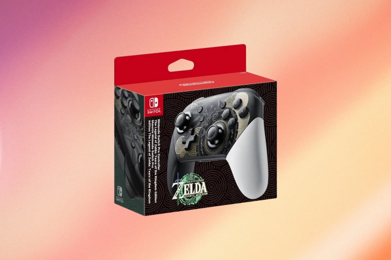 Cette manette Switch Pro Edition Zelda se vend comme des petits