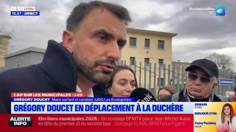 Municipales 2026 : Grégory Doucet en déplacement à la Duchère