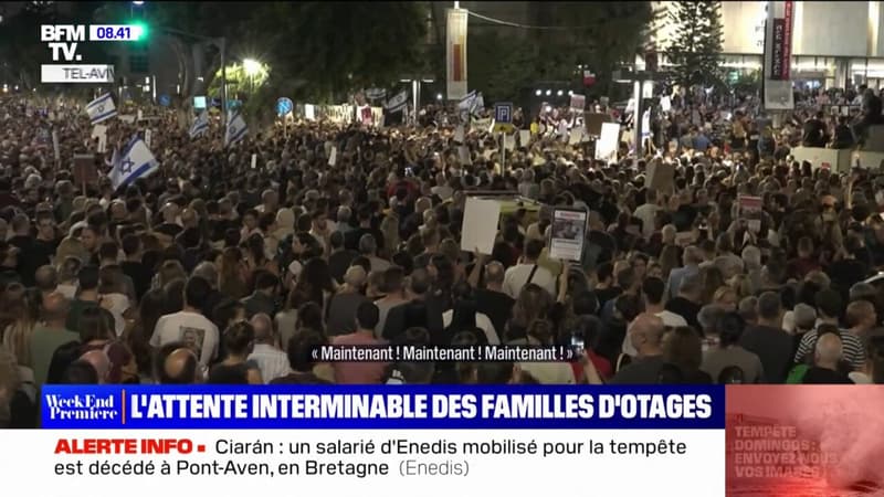 Israël: un rassemblement a eu lieu ce samedi soir à Tel-Aviv en hommage aux otages
