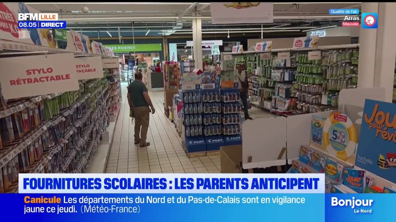 Les vacances débutent à peine, mais l'heure est déjà aux achats de fournitures scolaires