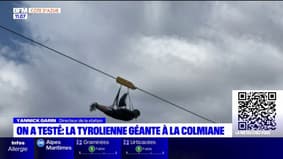 Alpes-Maritimes: découverte de la tyrolienne géante à la Colmiane