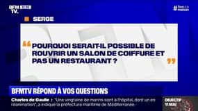 Pourquoi serait-il possible de rouvrir un salon de coiffure et pas un restaurant ?