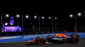 Max Verstappen lors des qualifications du GP d'Arabie saoudite, le 19 avril 2025