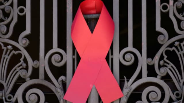 Le sigle du Sidaction. Photo d'illustration