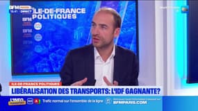 Selon Grégoire de Lasteyrie, la libéralisation des lignes de bus peut permettre de "mettre la pression" aux opérateurs de bien gérer leur contrat et donc "d'améliorer la qualité de service"