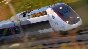 Un TGV dans le nord de la France (illustration)