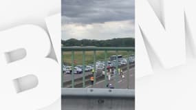 Un avion victime d'un crash sur l'A4 en Seine-et-Marne ce dimanche 30 juin 2024