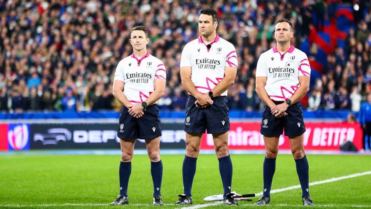 La Francia ha riferito di arbitrare i quarti di finale del Campionato mondiale di rugby