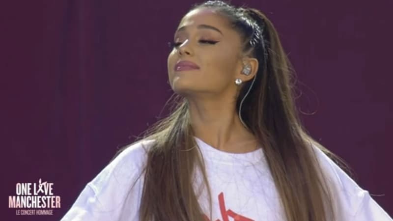 Ariana Grande lors du concert de charité à Manchester, le 4 juin 2017