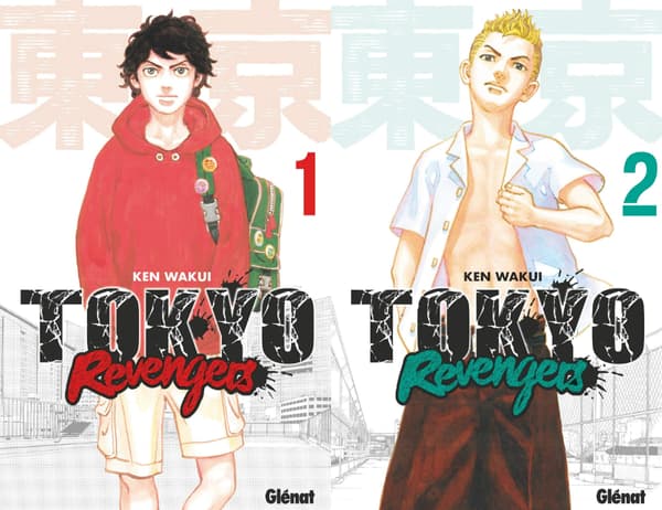 Couvertures des deux premiers tomes de "Tokyo Revengers" de Ken Wakui