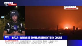 Bombardements à Gaza: "On n'avait jamais entendu autant d'explosions à une telle fréquence depuis une semaine et demie", indique Maxime Brandstaetter (envoyé spécial BFMTV à Ashdod)