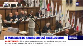 Nice: massacre du Hamas diffusé aux élus métropolitains